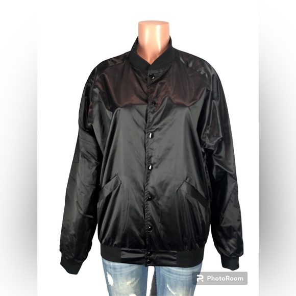 cardinal Jackets & Blazers - Cardinal Frat Satin Bomber Women Jacket ➖Size L